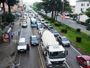 Fatsa’da Trafik Yoğunluğu