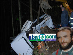 Rize'de Trafik Kazası:1 Ölü