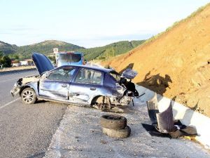 Cenazeye Giden Aile, Kastamonu’da Kaza Yaptı