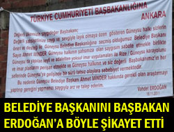 Başkanı Başbakan'a Şikayet Etti