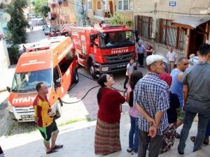 6 Katlı Binada Çıkan Yangın Korkuttu