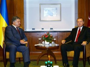 Erdoğan, Poroşenko İle Görüştü