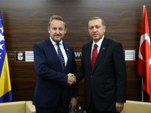 Cumhurbaşkanı Erdoğan, Bosna Hersek Cumhurbaşkanı İzzetbegoviç İle Görüştü