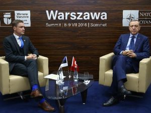 Cumhurbaşkanı Erdoğan, Estonya Başbakanı Roivas İle Görüştü