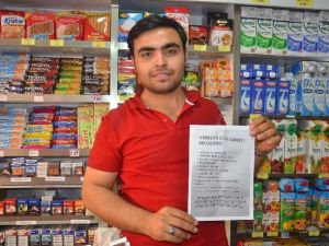 Veresiyeden Bıkan Esnaftan İlginç Yazı
