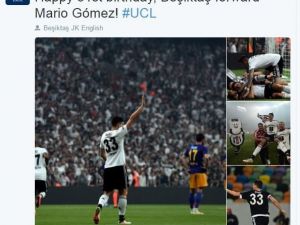 Şampiyonlar Ligi Hesabı Mario Gomez’in Doğum Gününü Kutladı