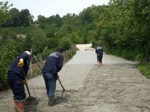 Kumru’da Yol Seferberliği