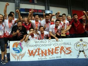 Doğa Okulları Genç Erkek Voleybol Takımı Dünya Şampiyonu Oldu