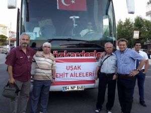 Uşak Belediyesi Şehit Ailelerini Karadeniz Turuna Gönderdi