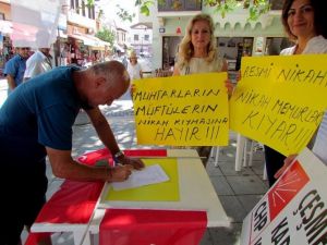 Nikah Yetkisine Karşı İmza Kampanyası