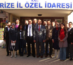 Ak Gençlik'ten Gültekin'e Ziyaret