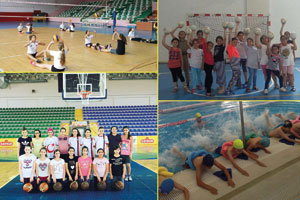 Rize'de Yaz Spor Okulları Yoğun Katılımla Devam Ediyor
