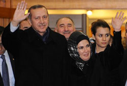 Başbakan Erdoğan'a Coşku Dolu Karşılama