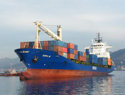 Rize Limanına Koyteyner Seferi