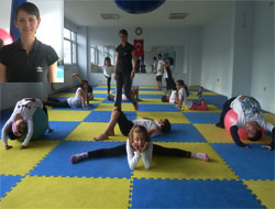 Rizeli Milli Tekvandocudan Cimnastik Dersi