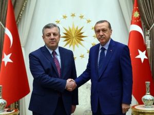 Cumhurbaşkanı Erdoğan, Gürcistan Başbakanı Kvirikaşvili İle Görüştü