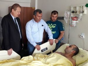 Trabzon’un Maçka İlçesindeki Terör Saldırısında Yaralananlara Vali Yavuz’dan Ziyaret