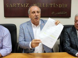 Muharrem İnce: “Bütün Türkiye’yi Kapsayan ‘Geniş Tabanlı Bir Demokratik Sivil Hükümet’ Kurulmalıdır”
