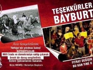 Başkan Memiş’ten Vatandaşlara Teşekkür