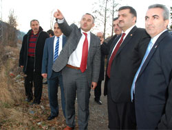 Karal Pazar'da Yatırımları İnceledi