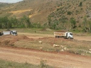 Aydıncık Göleti’nde İlk Kazma Vuruldu