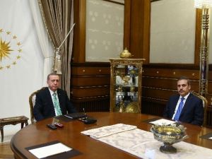 Cumhurbaşkanı Erdoğan Mit Müsteşarı Fidan’ı Kabul Etti