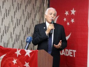 Saadet Partisi Genel Başkanı Mustafa Kamalak Tavşanlı’da
