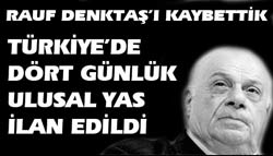 'Ulusal Yas' ilan edildi