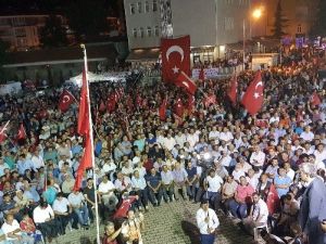 Vezirköprü Tam Kadro Demokrasi Nöbetinde