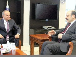 Bakan Özlü, Yök Başkanı Saraç’ı Ziyaret Etti