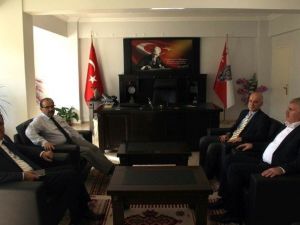 Vali İsmail Ustaoğlu’ndan, Emniyet Müdürü Kaya’ya Teşekkür Ziyareti