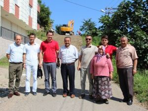 Giresun Belediyesi Ekipleri Aksu Ve Çaykara Mahallesinde Çalışmalarını Sürdürüyor