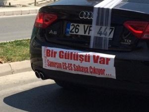 Eskişehirspor Sevdasını Gelin Arabasının Arkasına Yazdı