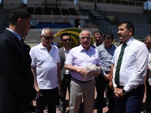 Vali Tuna Şanlıurfaspor’un Sahasını Ve Tesislerini İnceledi