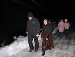 Başkan'dan -5 Derecede Yürüyüş