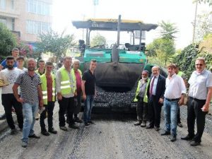 Başkan Gümrükçüoğlu Tanjant Yolu’ndaki Çalışmaları Denetledi