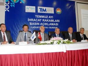 Tim, İhracat Verilerini Burdur’da Açıkladı