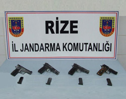 Rize'de 4x4'lük Silah Operasyonu!