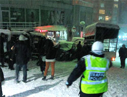 Rize`de 7 Araç Birbirine Girdi