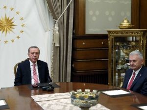 Cumhurbaşkanı Erdoğan Başbakan Yıldırım’ı Kabul Etti