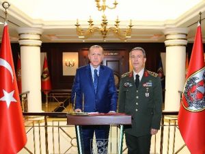 Cumhurbaşkanı Erdoğan Genelkurmay Başkanlığında
