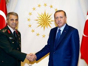 Cumhurbaşkanı Erdoğan, Eski Jandarma Genel Komutanı Mendi’yi Kabul Etti