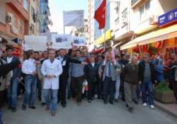 Pazar'da Miting