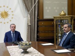 Cumhurbaşkanı Erdoğan, Hakan Fidan’ı Kabul Etti