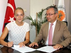 Ukrayna Milli Takım Smaçörü Samsun’da