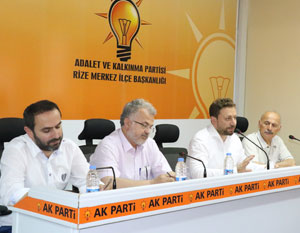 AK Parti Rize’de İlçe ve Belediye Başkanları Toplantısı‏ Düzenlendi