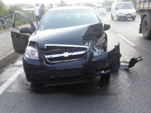 Çarşamba’da Trafik Kazası: 1 Yaralı