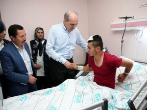 Numan Kurtulmuş Yaralı Askerleri Ziyaret Etti
