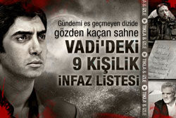 Vadi'de yayınlanan 9 kişilik ölüm listesi