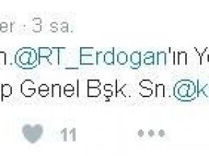 Ak Parti Milletvekili Koçer’den Kılıçdaroğlu’na Tebrik